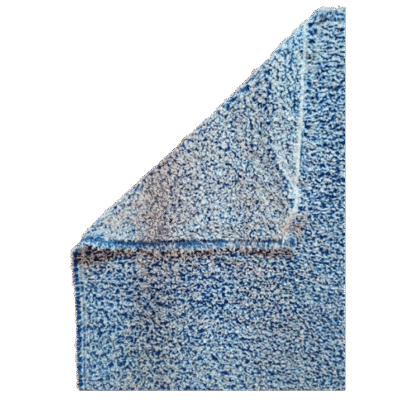 Kleed/plaid blauw-wit gemeleerd