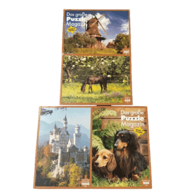 Puzzel 4in1 (3x500 en 1x1000 stukjes)