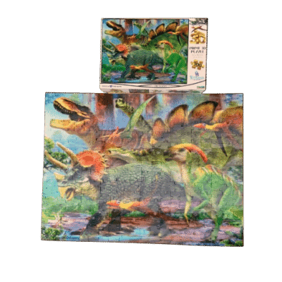 Puzzel 3D Dino's Triceratops (300 stukjes)