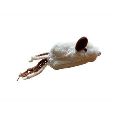 Speelmuis gebroken wit